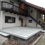 Neues Terrassenpflaster und Externer Treppenzugang | Waal